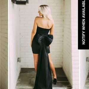 These three boutique big bow train dress